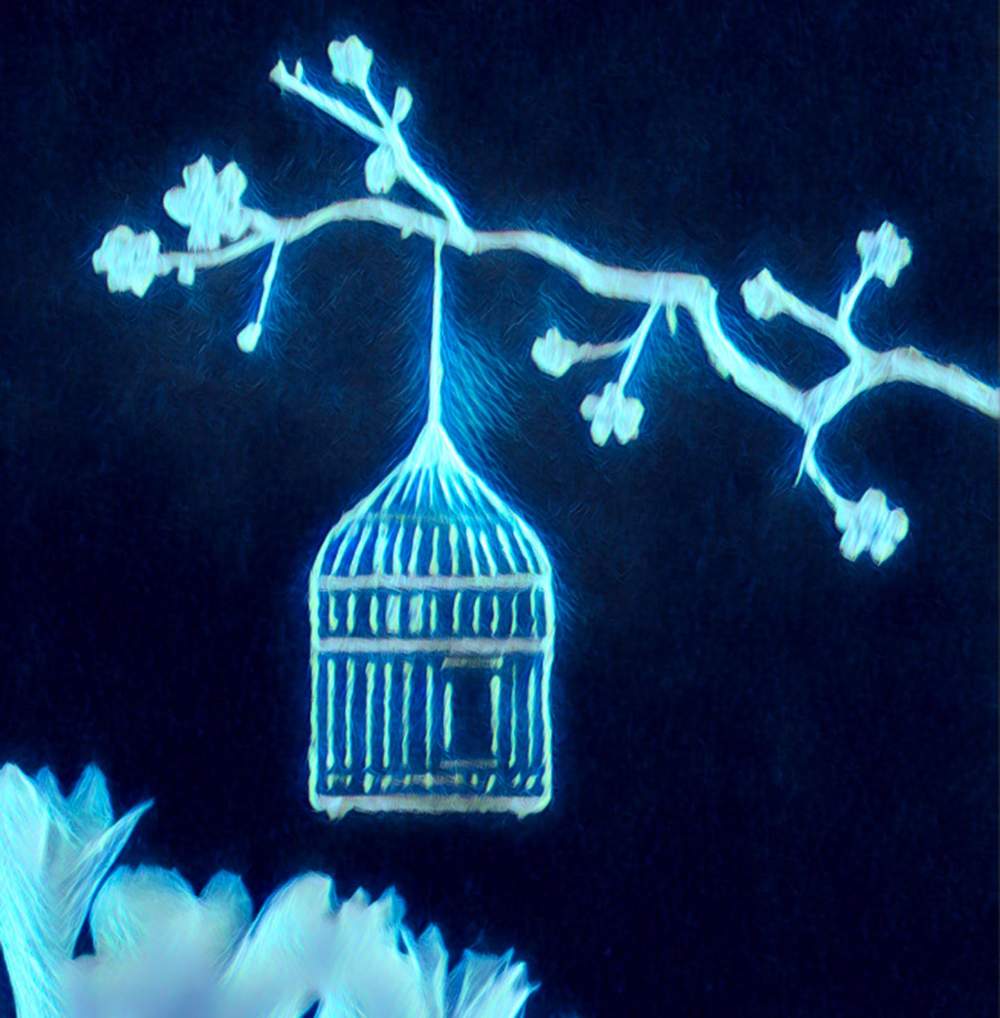Electric Blue - Bird cage